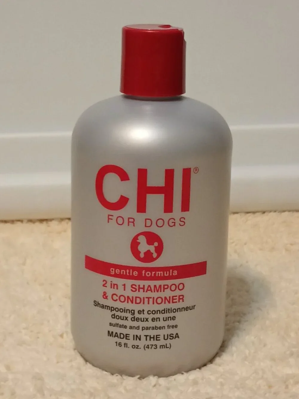BRAND NEW & UNUSED ~CHI Gentle 2 in 1 Dog Shampoo & Conditioner, 16-fl oz bottle
